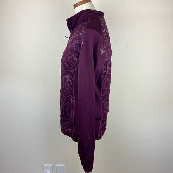 Fabletics Jojo Full-Zip Vented Athleisure Jacket - Burgundy Rose - Picture 5 of 7